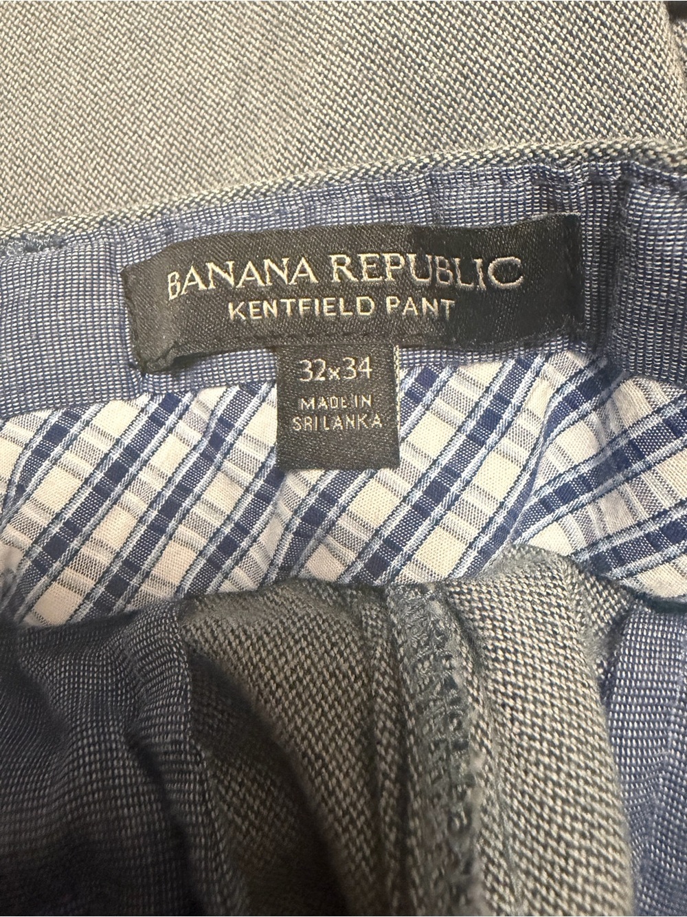 Banana Republic Kentfield Pant in Light Blue-Gray